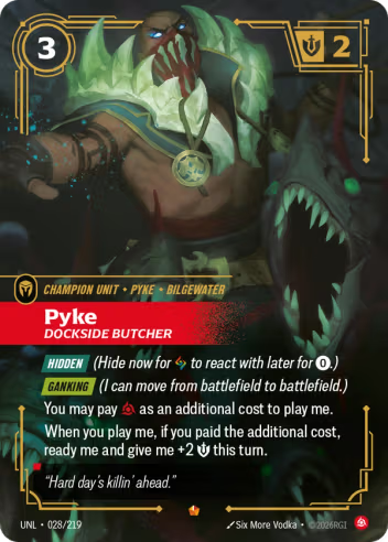 Pyke, Dockside Butcher (Unit) (UNL-028/219) (E)