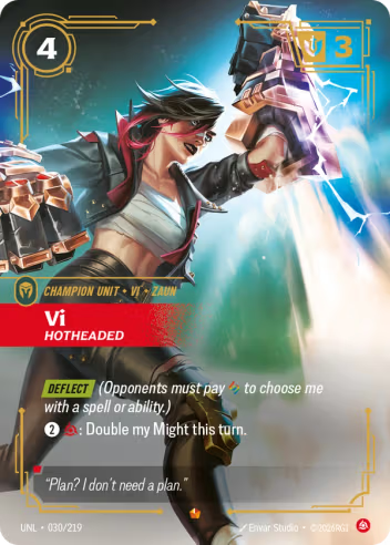 Vi, Hotheaded (Unit) (UNL-030/219) (E)