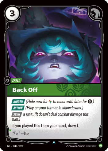 Back Off (Spell) (UNL-042/219) (U)