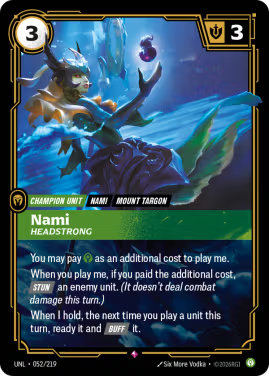 Nami, Headstrong (Unit) (UNL-052/219) (R)
