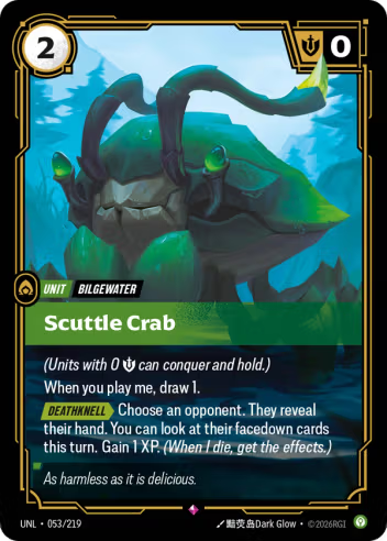 Scuttle Crab (Unit) (UNL-053/219) (R)