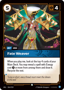 Fate Weaver (Unit) (UNL-064/219) (C)