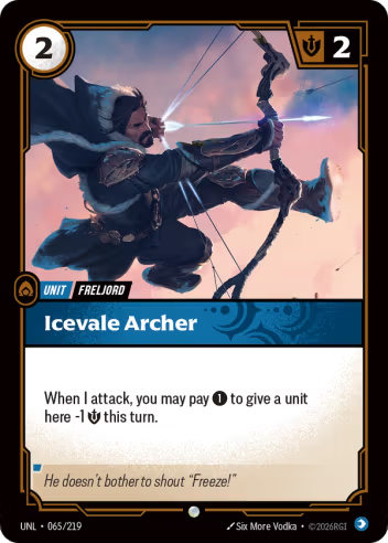 Icevale Archer (Unit) (UNL-065/219) (C)