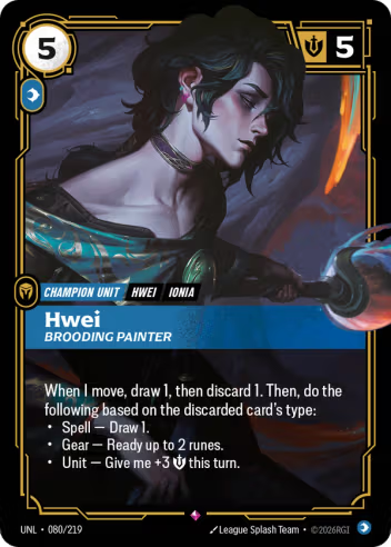 Hwei, Brooding Painter (Unit) (UNL-080/219) (R)