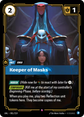 Keeper of Masks (Unit) (UNL-081/219) (R)