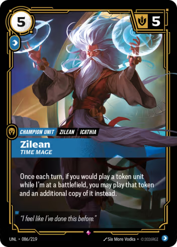 Zilean, Time Mage (Unit) (UNL-086/219) (R)