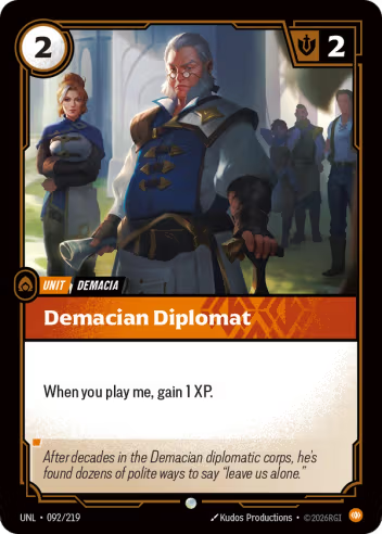Demacian Diplomat (Unit) (UNL-092/219) (C)
