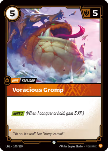 Voracious Gromp (Unit) (UNL-100/219) (C)