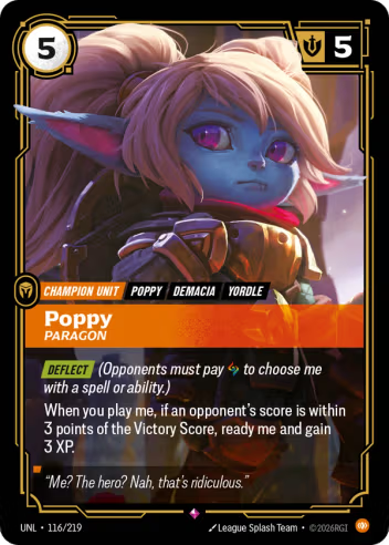Poppy, Paragon (Unit) (UNL-116/219) (R)