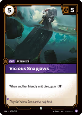 Vicious Snapjaws (Unit) (UNL-129/219) (C)