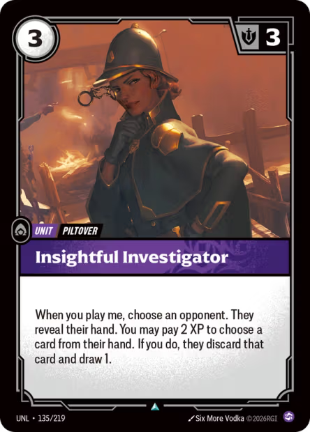 Insightful Investigator (Unit) (UNL-135/219) (U)