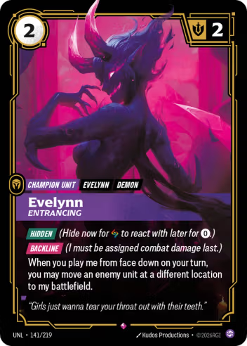 Evelynn, Entrancing (Unit) (UNL-141/219) (R)