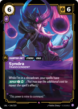 Syndra, Transcendent (Unit) (UNL-146/219) (R)