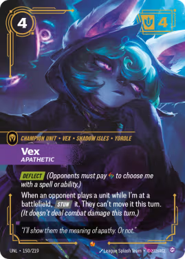 Vex, Apathetic (Unit) (UNL-150/219) (E)