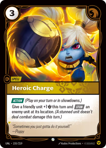 Heroic Charge (Spell) (UNL-155/219) (C)