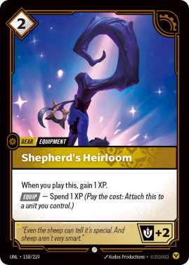 Shepherd's Heirloom (Gear) (UNL-158/219) (C)