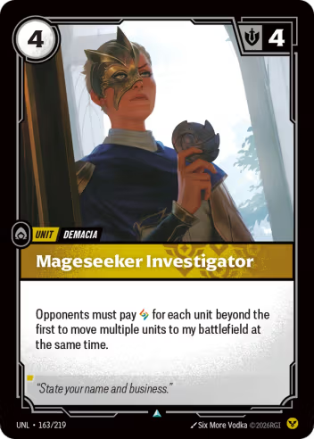 Mageseeker Investigator (Unit) (UNL-163/219) (U)