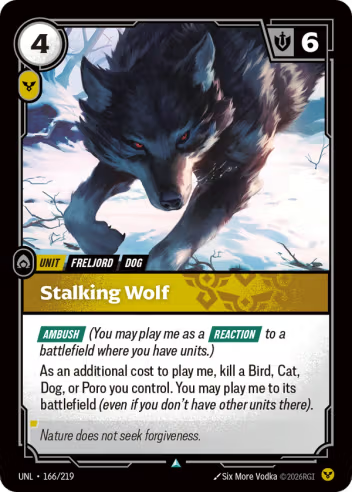 Stalking Wolf (Unit) (UNL-166/219) (U)