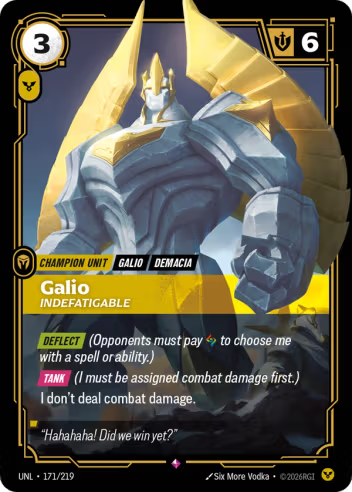 Galio, Indefatigable (Unit) (UNL-171/219) (R)