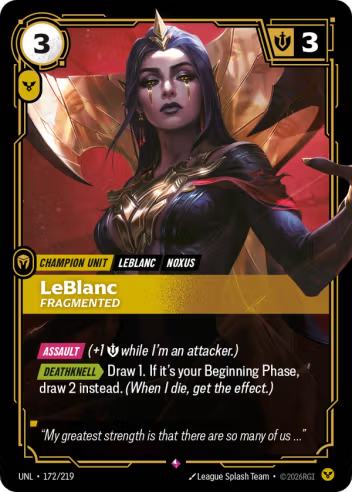 LeBlanc, Fragmented (Unit) (UNL-172/219) (R)