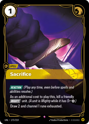 Sacrifice (Spell) (UNL-173/219) (R)