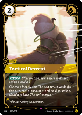 Tactical Retreat (Spell) (UNL-175/219) (R)