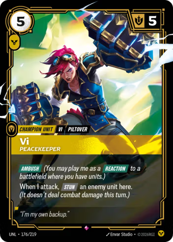 Vi, Peacekeeper (Unit) (UNL-176/219) (R)