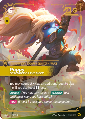 Poppy, Defender of the Meek (Unit) (UNL-178/219) (E)