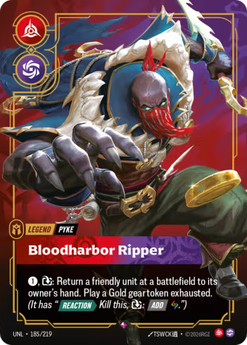 Bloodharbor Ripper (Legend) (UNL-185/219) (R)