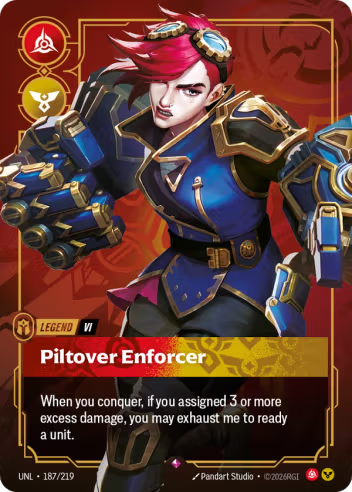 Piltover Enforcer (Legend) (UNL-187/219) (R)
