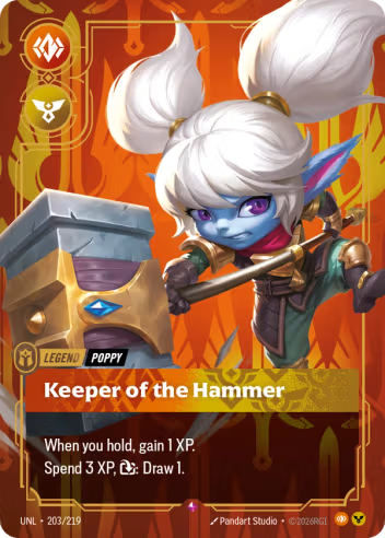 Keeper of the Hammer (Legend) (UNL-203/219) (R)