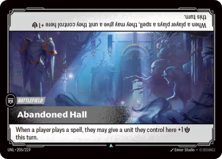 Abandoned Hall (Battlefield) (UNL-205/219) (U)