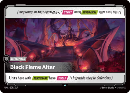 Black Flame Altar (Battlefield) (UNL-208/219) (U)