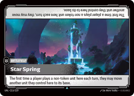 Star Spring (Battlefield) (UNL-215/219) (U)