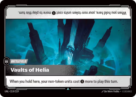 Vaults of Helia (Battlefield) (UNL-219/219) (U)