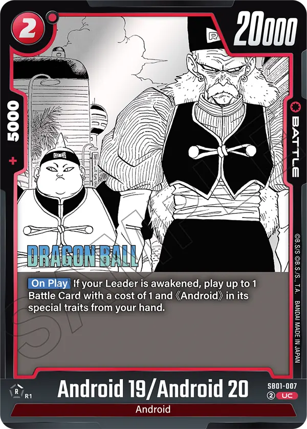 Android 19/ Android 20 (Battle) (SB01-007) (UC)