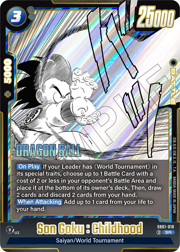 Son Goku : Childhood (Character) (SB01-018) (SR)