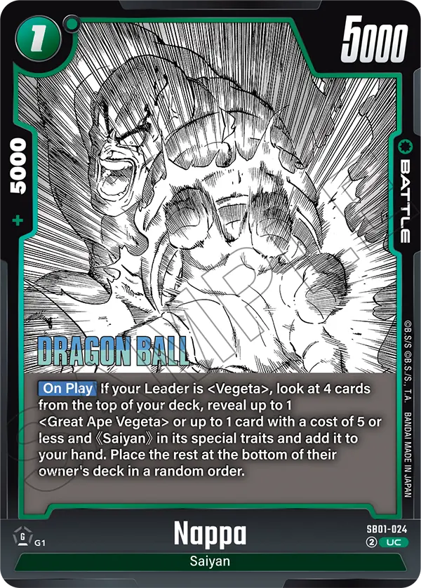 Nappa (Battle) (SB01-024) (UC)