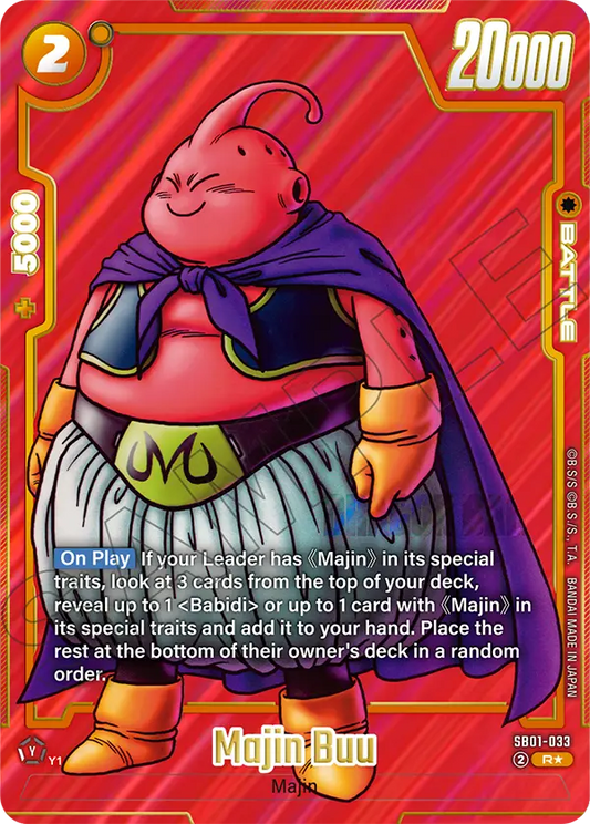 Majin Buu (Character) (SB01-033) (R) (Alternate Art)
