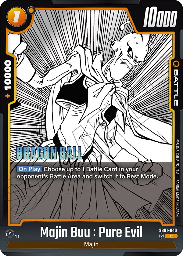 Majin Buu : Pure Evil (Battle) (SB01-040) (C)