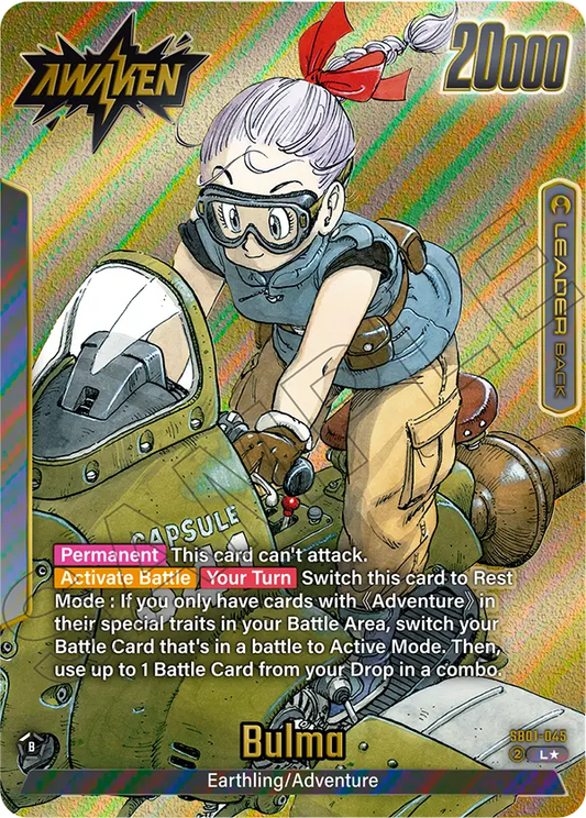 Bulma (Leader) (SB01-045) (Alternate Art)