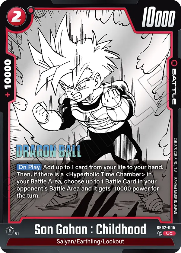 Son Gohan : Childhood (Battle) (SB02-005) (UC)