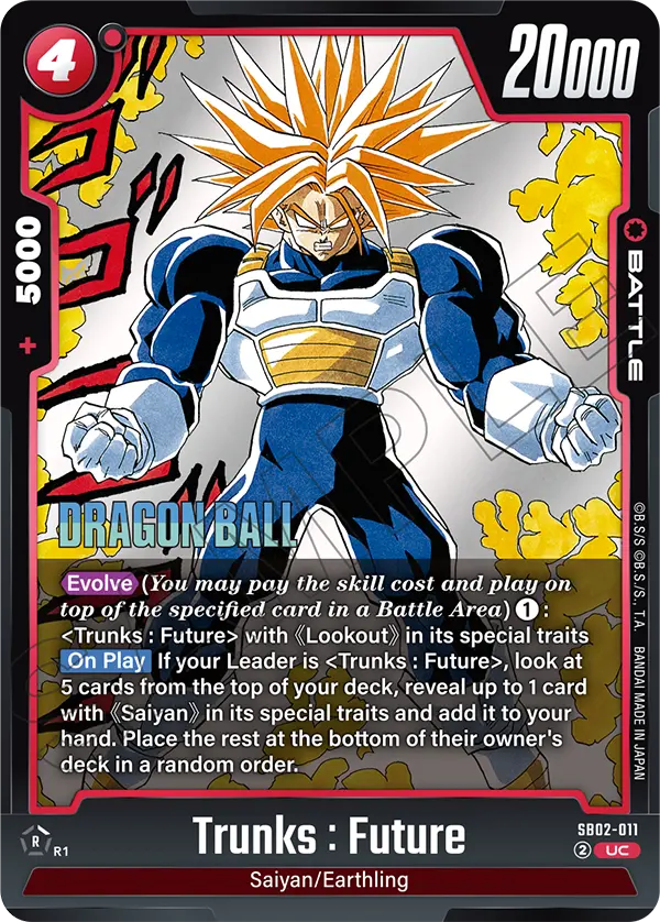 Trunks : Future (Battle) (SB02-011) (UC)