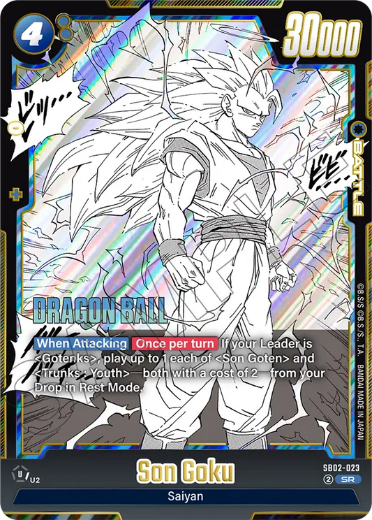 Son Goku (Battle) (SB02-023) (SR)