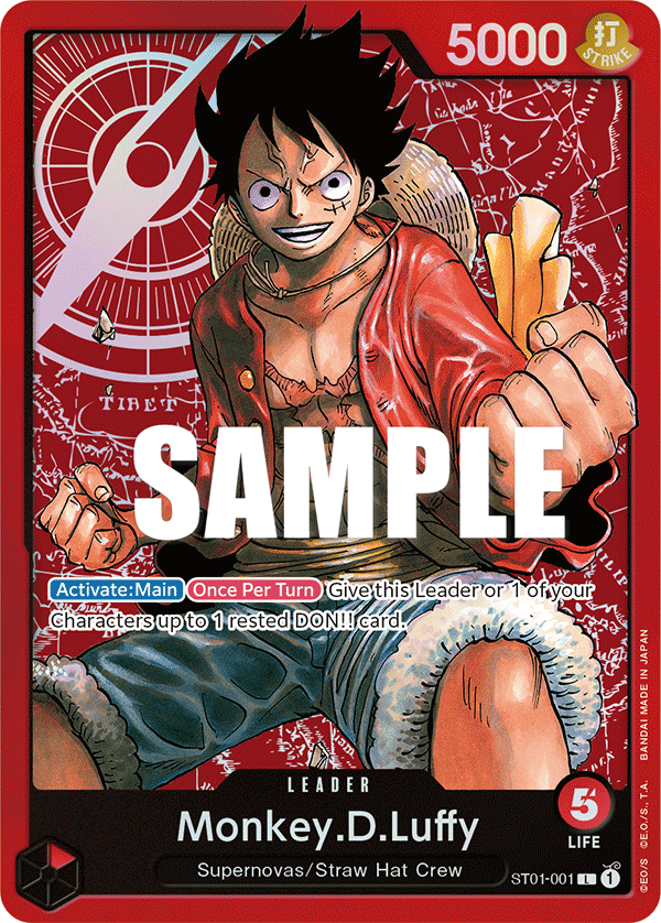 Monkey D Luffy (Leader) (ST01-001) (L)