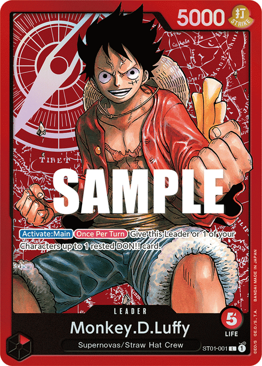 Monkey D Luffy (Leader) (ST01-001) (L)
