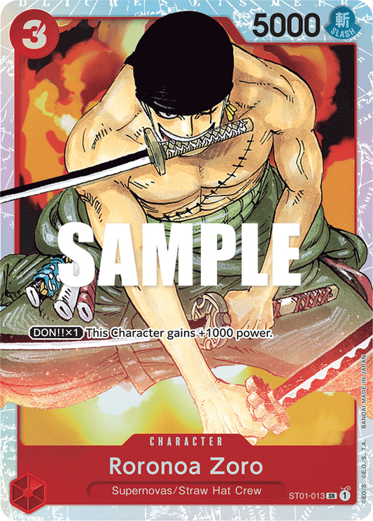 Roronoa Zoro (Character) (ST01-013) (SR)