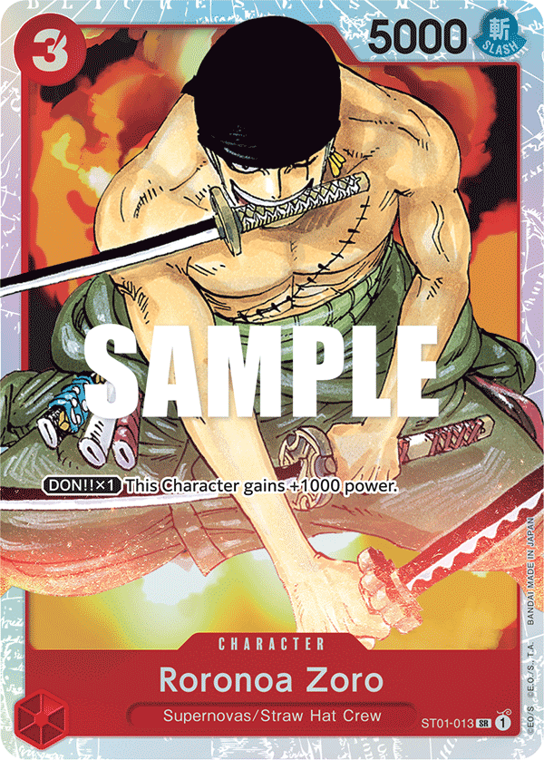 Roronoa Zoro (Character) (ST01-013) (SR)