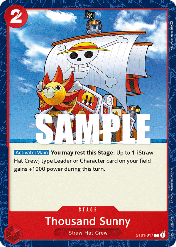 Thousand Sunny (Stage) (ST01-017) (C)