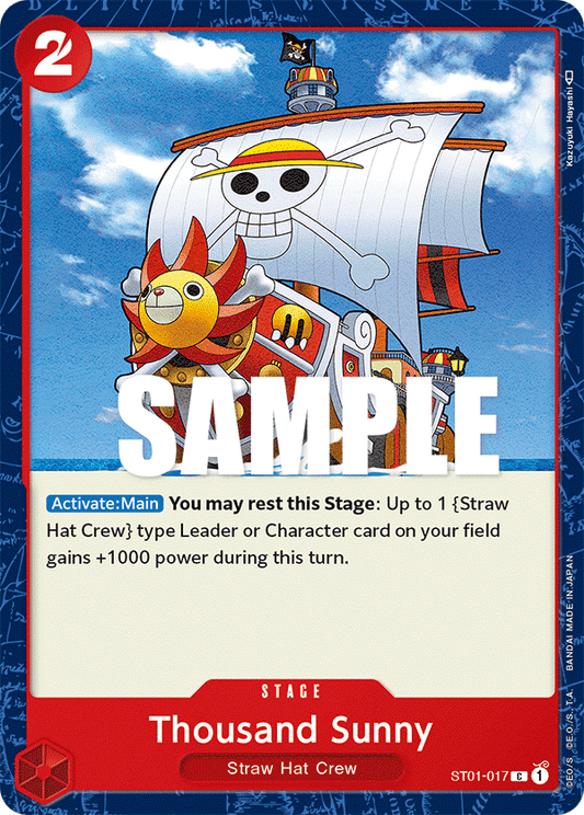 Thousand Sunny (Stage) (ST01-017) (C)